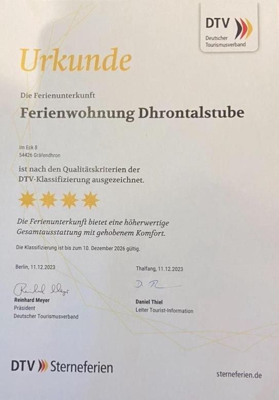 Dhrontalstube Apartment Grafendhron Luaran gambar